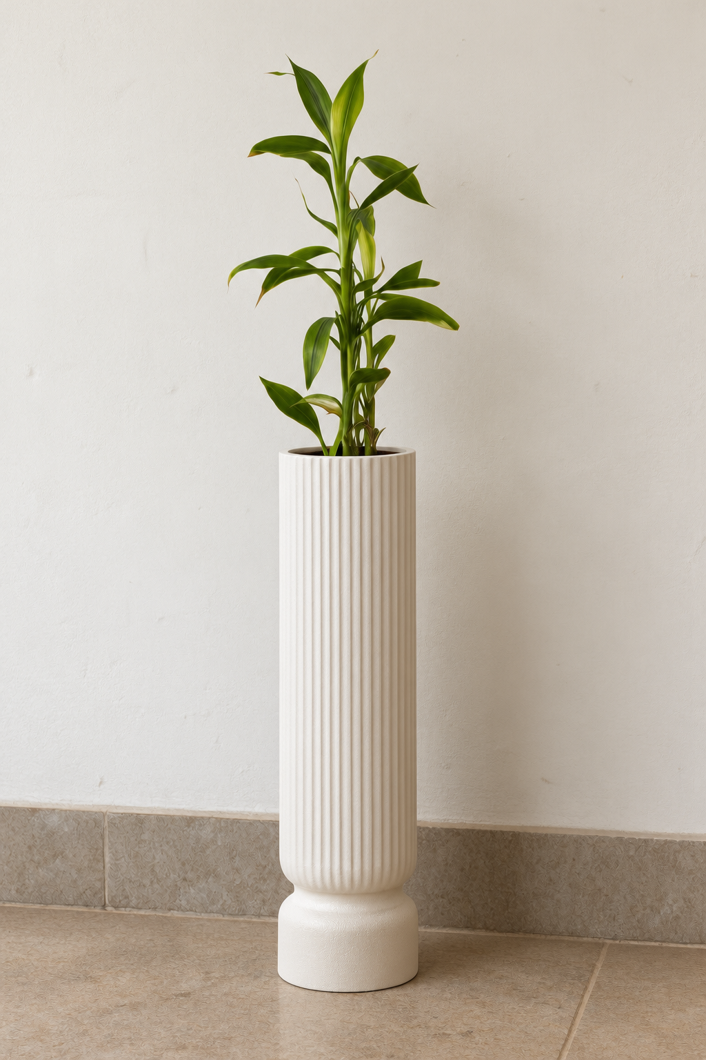 Fluted Modern Planter — design 8