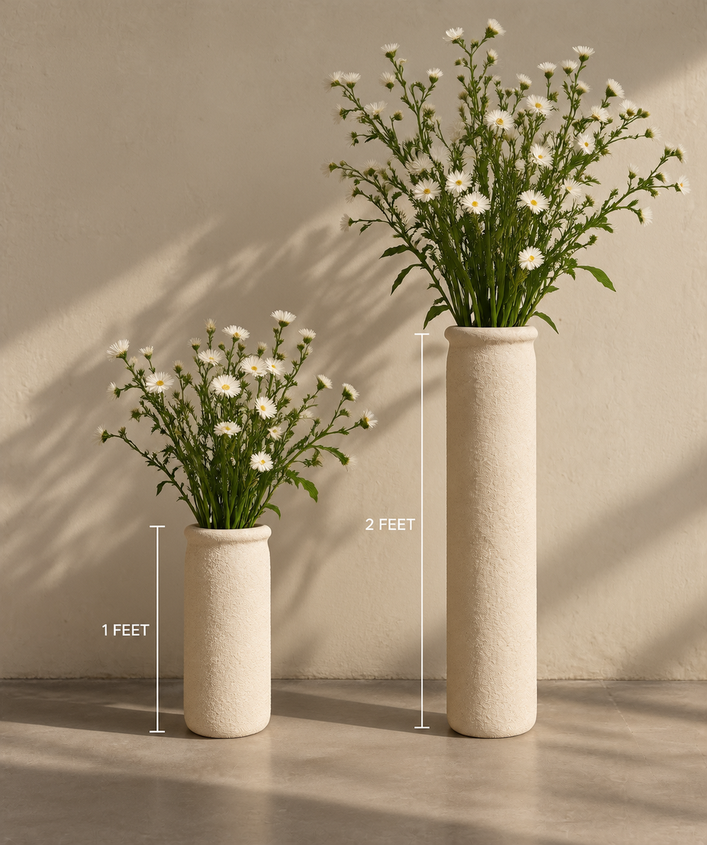 Vase height comparison