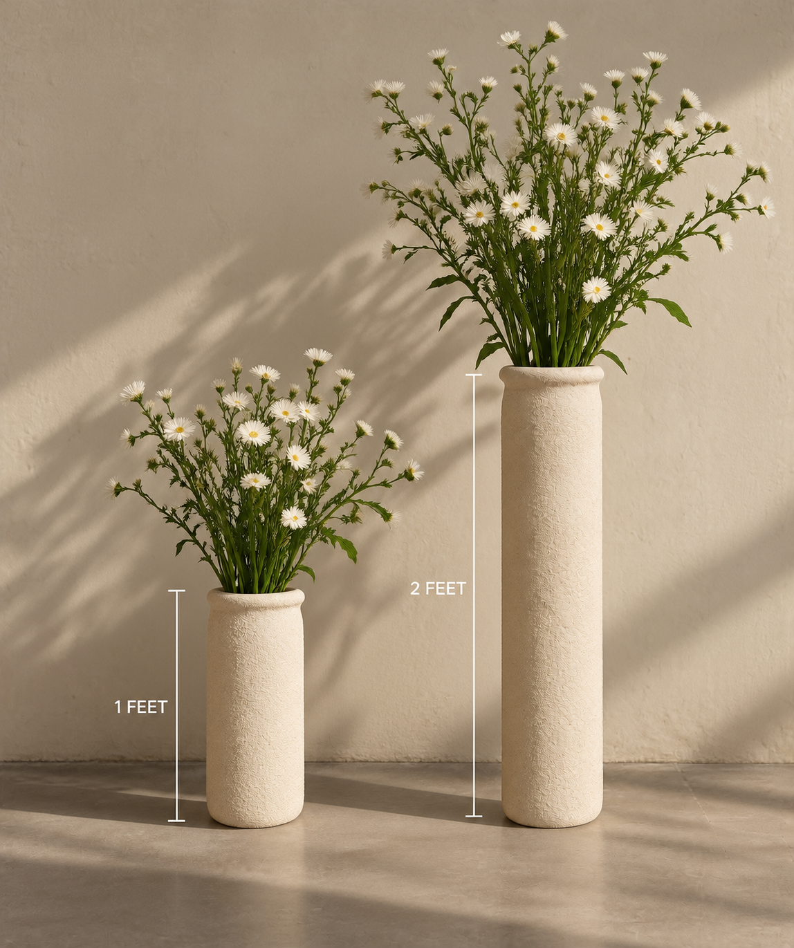 Vase height comparison