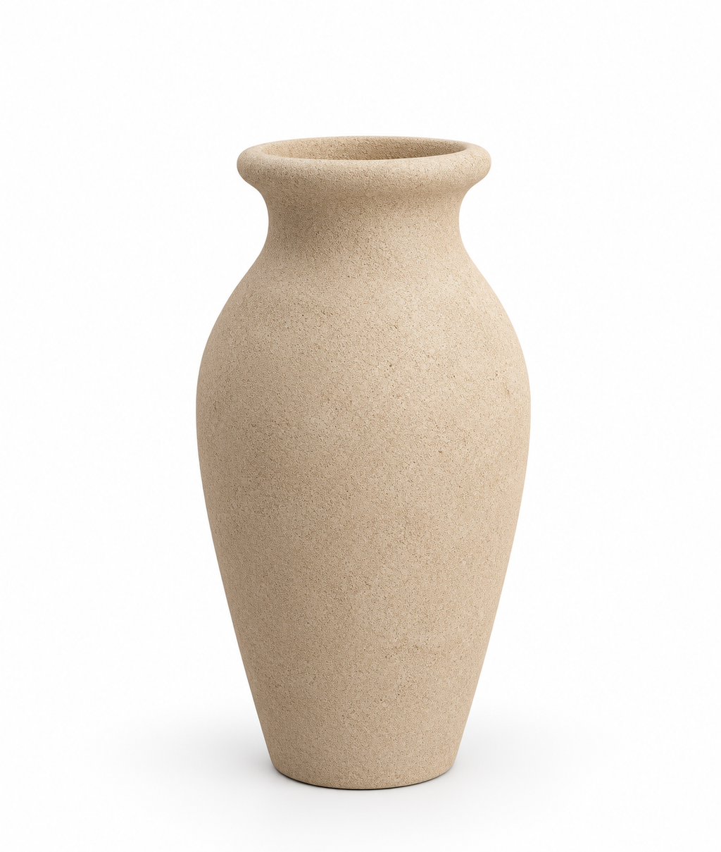 Rust Textured Floor Vase — design 1