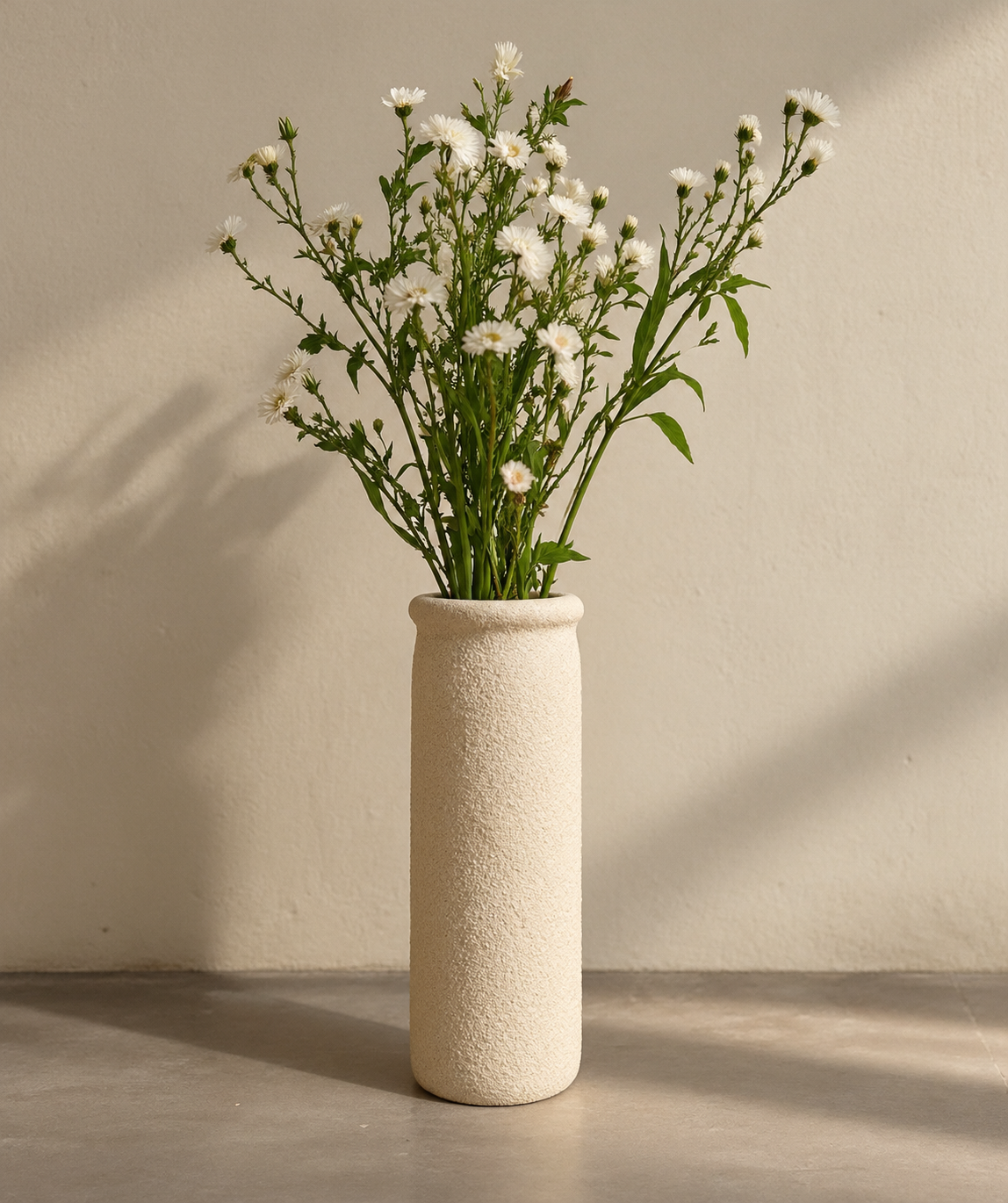 Textured Straight Vase — design 6