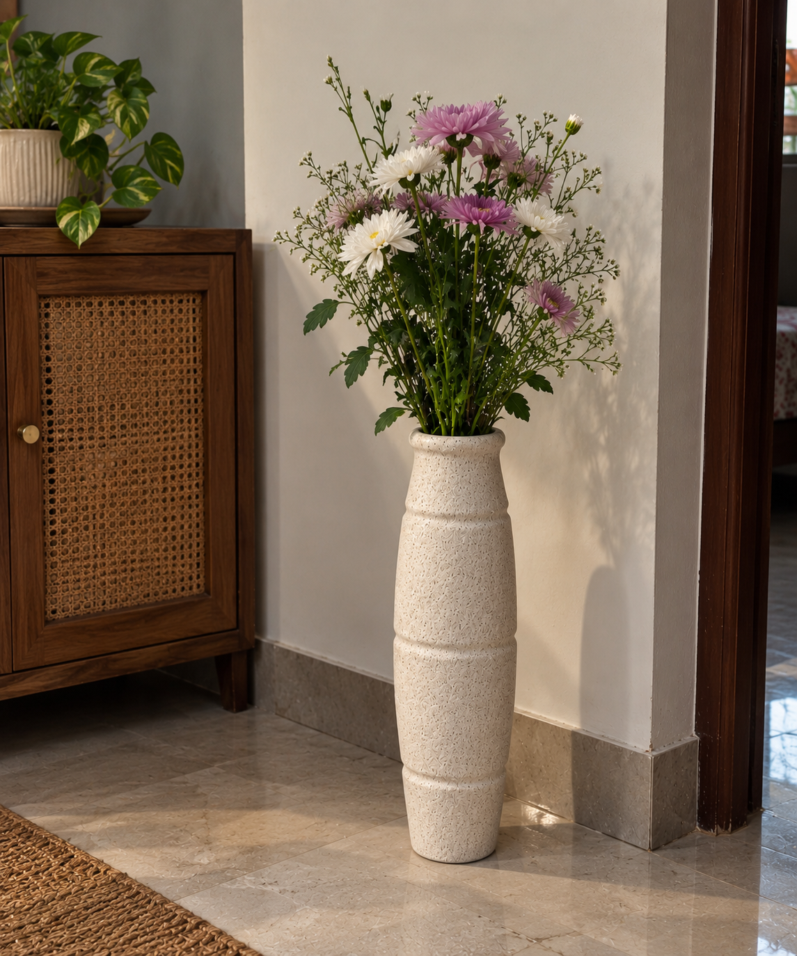 Ribbed Heritage Vase, view 3