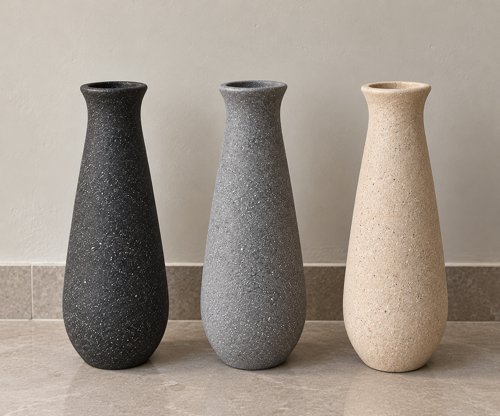 Tapered Pebble Vase, view 3