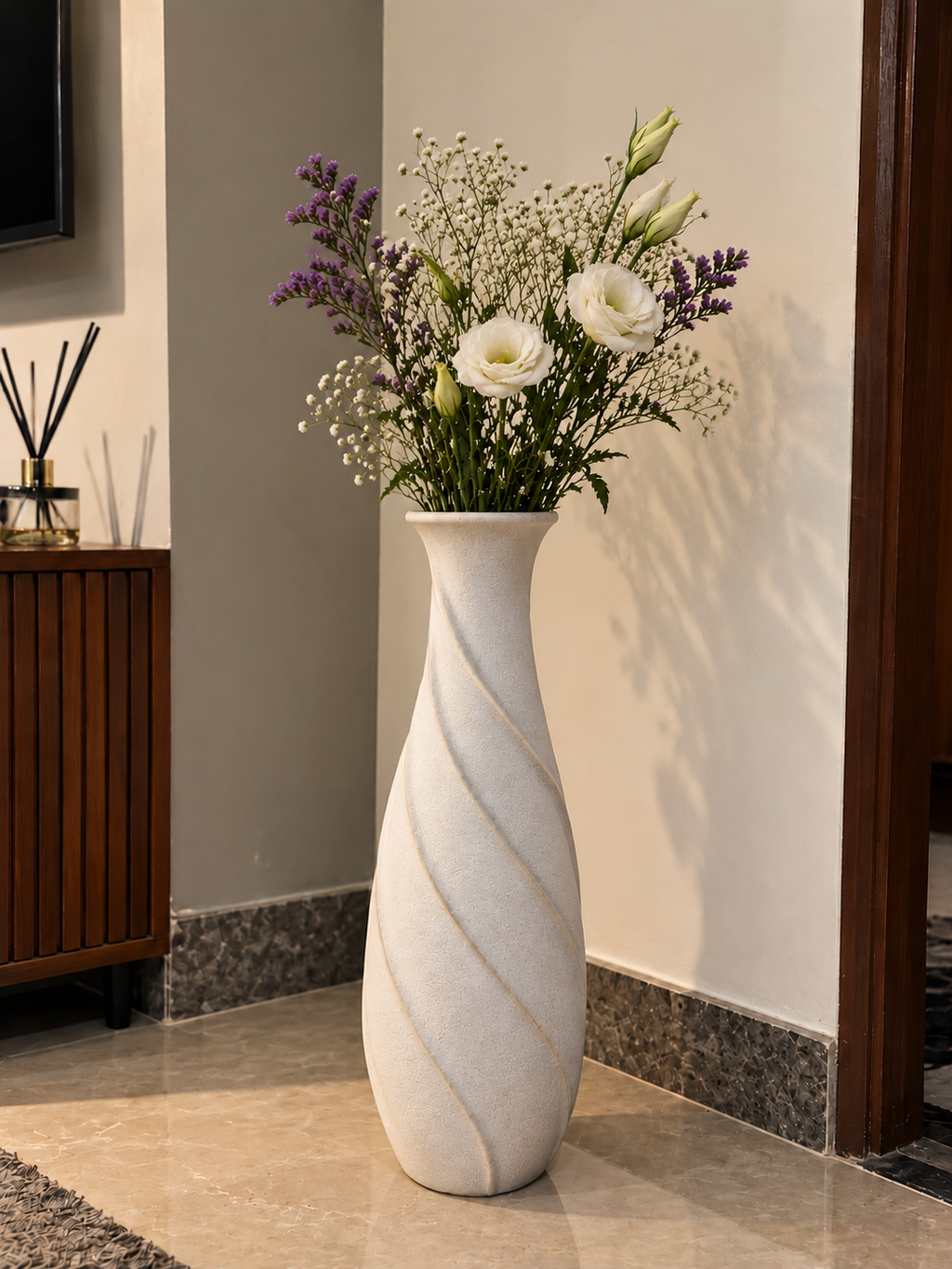 Sculptural Spiral Vase, view 1