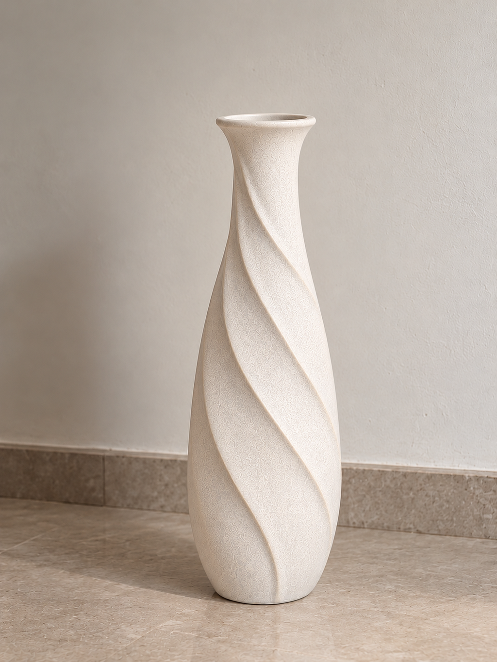 Sculptural Spiral Vase, view 2