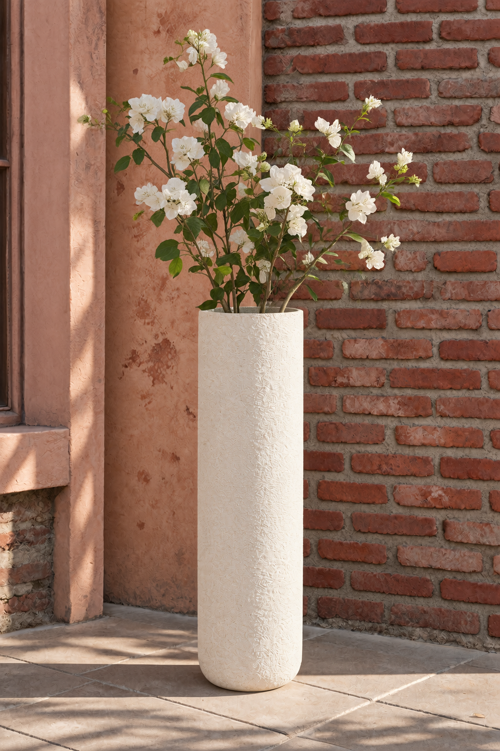 Textured Cylindrical Planter — design 4